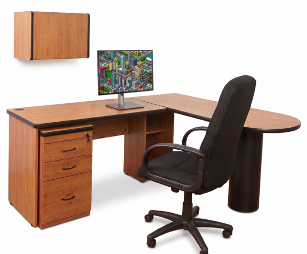 Conjunto con Pedestal y Gabinete Colgante