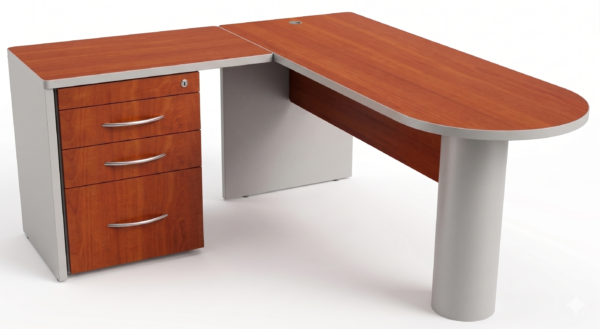 Conjunto con Pedestal Cilindrico