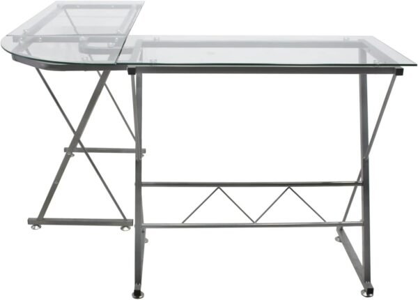 Escuadra Cristal Templado Transparente