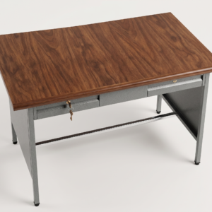 Escritoro metalico 2 cajones papeleros