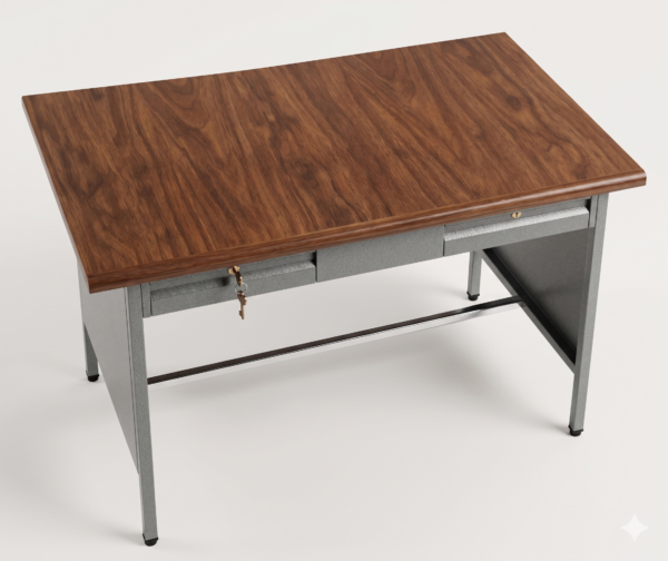 Escritoro metalico 2 cajones papeleros