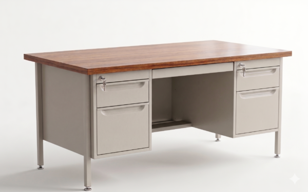 Escritorio Metalico 4 Cajones