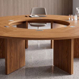 Mesa de juntas circular