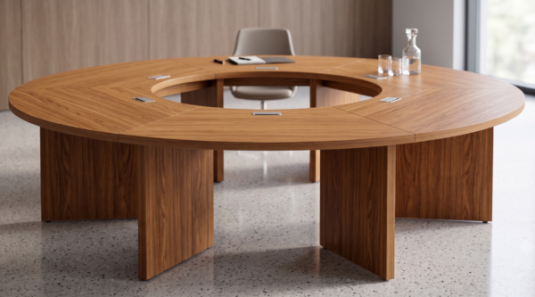 Mesa de juntas circular